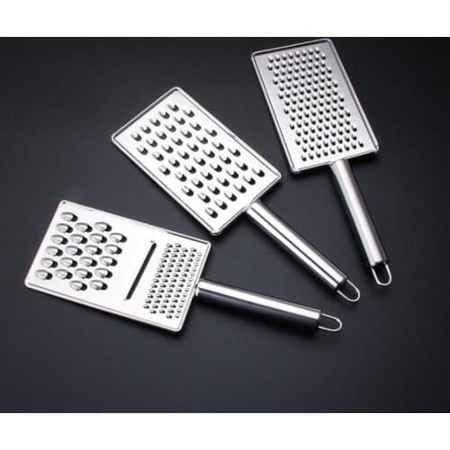 200pcs New Multifunction Stainless Steel Cheese Fruits Micro plane Sharp Grater for Lemon Potato Ginger Vegetable Tools NO299