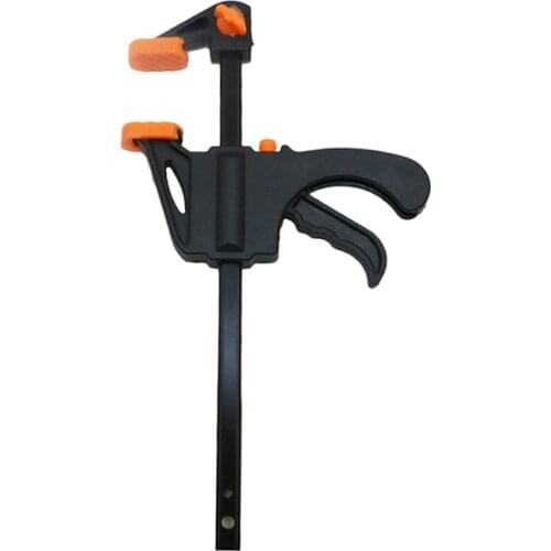 4" Inch F Woodworking Clamp Clamping Device Adjustable DIY Carpentry Gadgets quick Ratchet Release Speed Squeeze hand tools