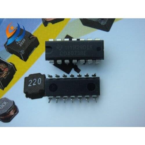 50pcs/lot CD4073BE DIP-14 CD4073 CMOS logic chip