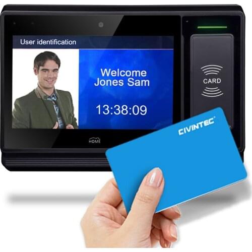 Android Cloud attendance system fingerprint reader with capacitive sensor and 2D Barcode