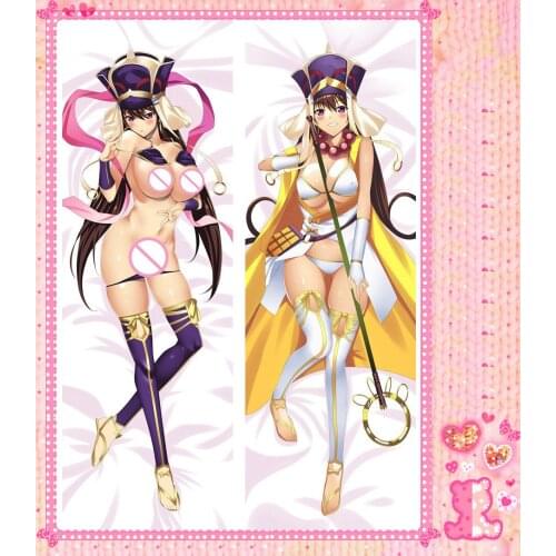 Anime Cartoon Fate/Grand Order Double Sided Bolster Hugging Peach Skin 2 Way Pillow Case Pillow Cover Pilllowcase Gift 78007