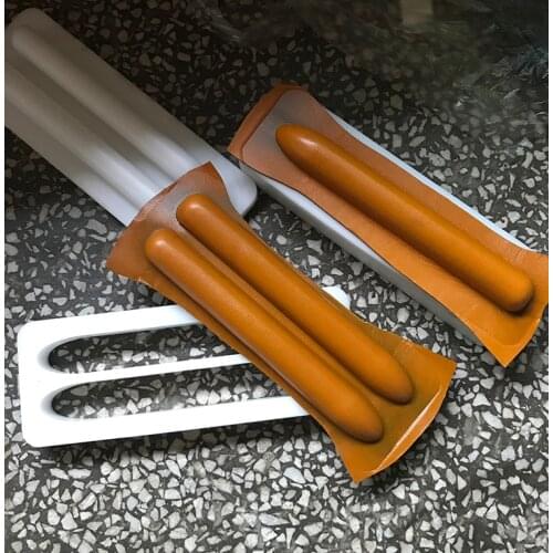 DIY bullet head pen case leather craft shape modeling bag plastic fixed mould