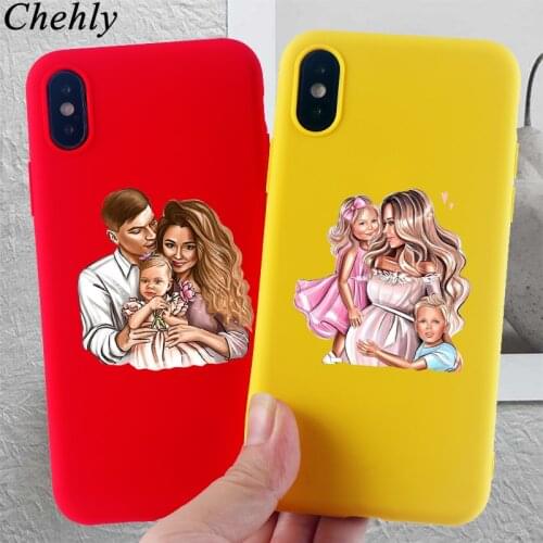 Phone Case for IPhone 6s 7 8 11 12 Mini Plus Pro X XS MAX XR SE Super Mama Cases Soft Silicone Fitted TPU Back Cover Accessories
