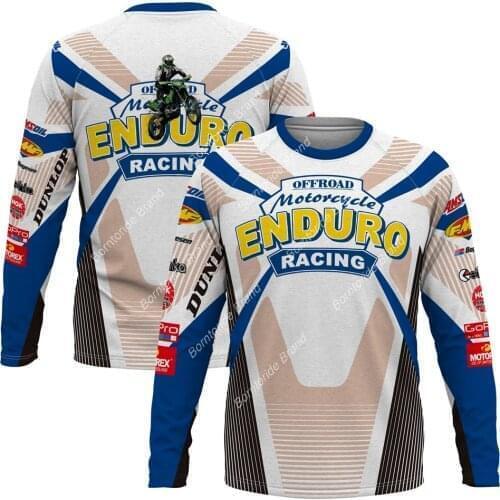 Enduro Jersey Downhill Moto Jersey Short Sleeve Motorcycle MTB Motocross Jersey MX ATV Cycling Jersey hombre BMX shirt