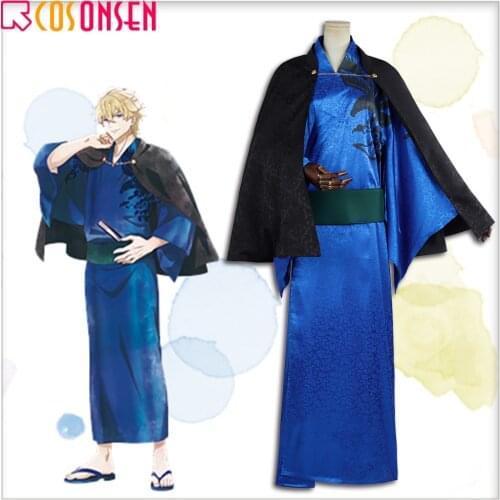 Fate Grand Order FGO Gawain Yukata Merch Cosplay Costume Mens Bathrobe COSPLAYONSEN All Sizes