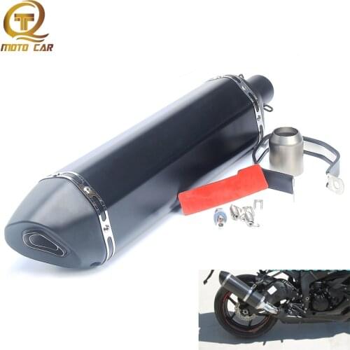 Motorcycle Exhaust 570mm 51mm Muffler DB KillerSlip On Escape Moto for Z250 Z750 Z800 Z900 Z250SL CBR500 Nmax CBR1000