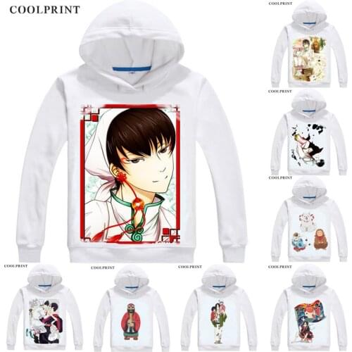 COOLPRINT Hozukis Coolheadedness Hoodies Hooded Hoodie Japanese Anime Hoozuki no Reitetsu Hakutaku Hoozuki King Enma Sweatshirt