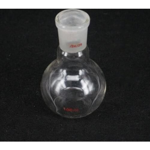 100ML 24/29 Borosilicate Glass One Mouth Short Neck Flat Bottom Flask Boiling Flask For Laboratory