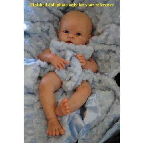 NPK reborn doll kit hot selling reborn supply doll kit an unpainted DIY blank doll kit soft vinyl Krista