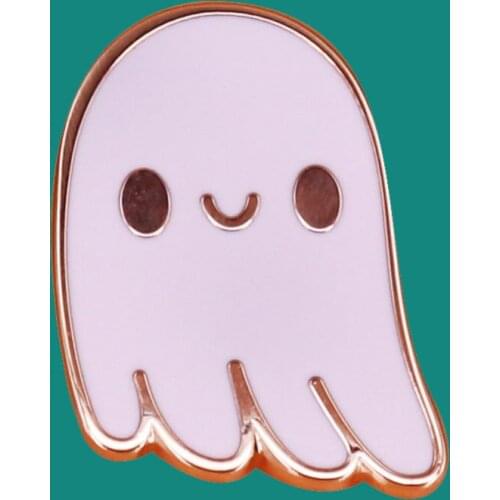 Creativity Ghost Lapel Enamel Pins Brooch Collecting Cartoon Metal Badges Men Women Backpack Collar Fashion Jewelry Gifts Adorn