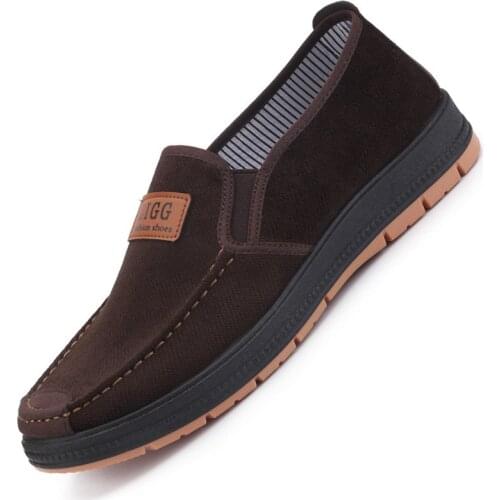 Casual shoes men sneakers 2021 new slip-on solid dad canvas sneakers men shoes breathable flats & loafers men zapatillas hombre