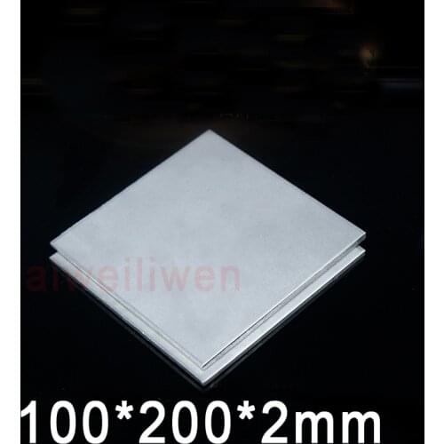 2mm 100*200 Cupronickel plate white Copper nickel and zinc Plate tutenag Board of CuNi18Zn27 argentan Sheet ambrose alloy