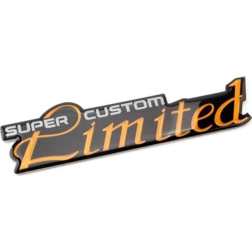 Metal Aluminum Super Custom Limited Auto Sticker Emblem Badge Nameplate Logo