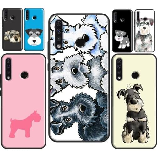 Miniature Schnauzer dog art For Huawei Honor 10i 10 Lite 7X 8X 9X 10X Lite 8A 9A 8S 9S 4C 6C 7C 7A 20 Pro Phone Case