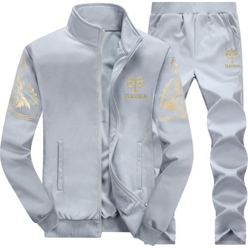 Men Sports Suit Long Sleeved Baseball Uniform Jacket Middle School Sportswear Student Male Fitness Sweater Badminton Sets