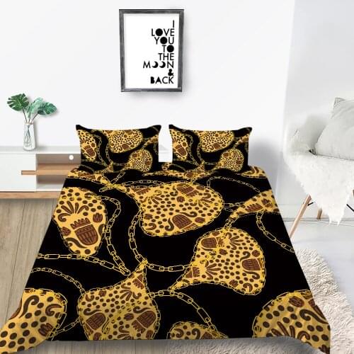 Bedding Set Luxury Duvet Cover Sets Queen King Quilt Covers Retro Classic Design 2/3 Pcs Boys Girls Home Decor