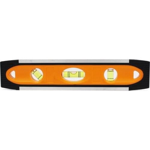 QASE Quality Assurance Level Ruler Torpedo Ruler with Magnetic Stripe V-shape Groove Size 230*47*18.5mm