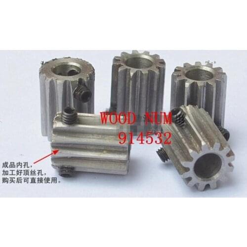 Spur Gear pinion 15T 15Teeth Mod 1 M=1 Bore 4mm 5mm 6mm 8mmRight Teeth positive gear 45# steel cnc gear rack transmission RC