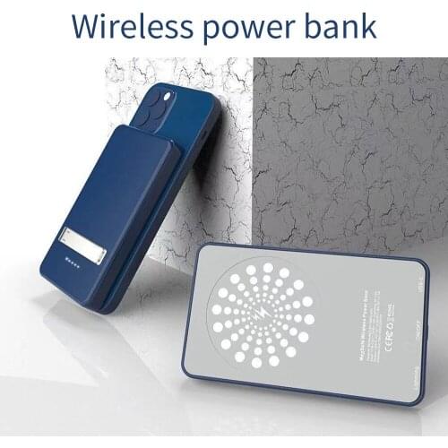 15W Magnetic Wireless Charger Power Bank For iPhone 12 Pro Max 12 Mini 11 Xiaomi 5000 mAh PD Portable Fast Charger For iPhone 12