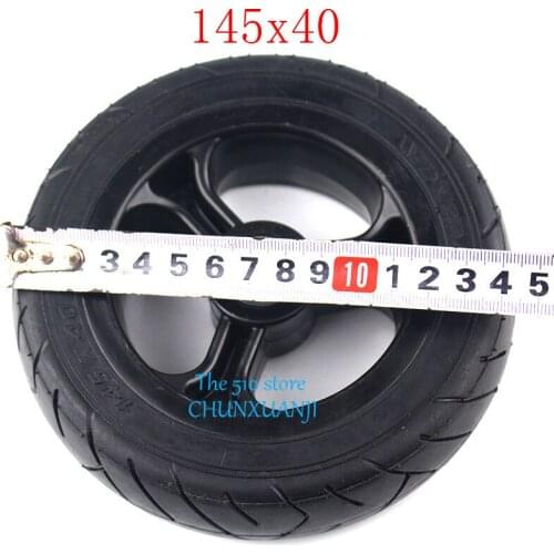High quality and Wear-resisting 145x40 airless wheel for electric skateboard longboard with wheel