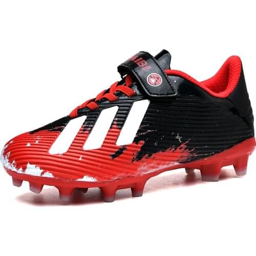 High-quality high-top sports shoes mens FG football shoes childrens outdoor cleat spikes professional football shoes