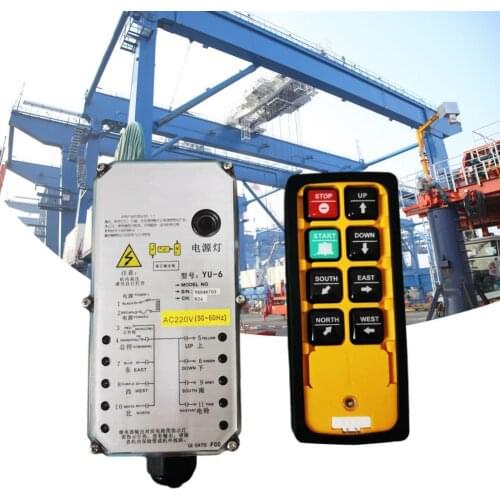 YU-6A Industrial Remote Control Acid Resistant Professional Fireproof ABS Radio Switch Receiver Controller for Concrete Pump
