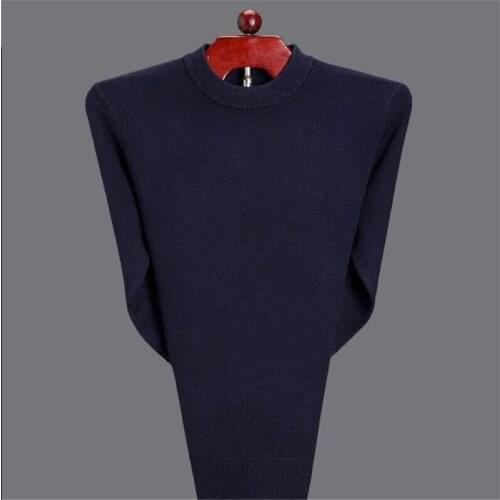 Winter New Sweater Mens Note Pattern Knitted Pullover Mens Fashion Slim Bottoming Shirt Round Neck Pullover Sweater