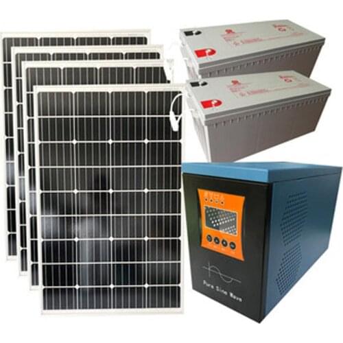 1KW household 220V solar power system,solar panel 1000W power generation equipment,portable field solar power