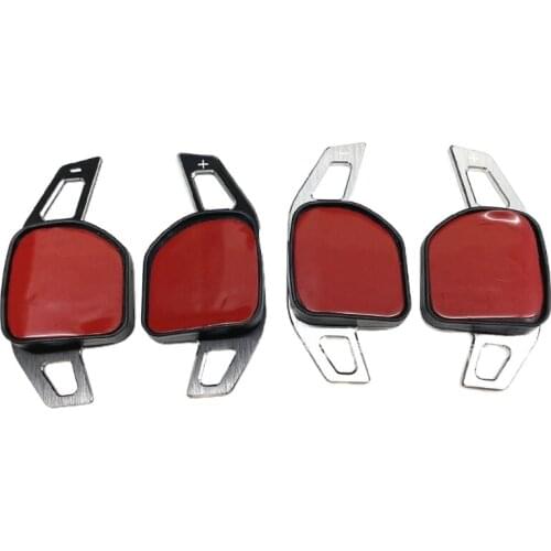 1 Pair for A1A3A4/A5/A6/A7/A8/Q5/Q7/TT/R8 Car Steering Wheel Extension Shifters Aluminum Alloy Shift Paddles