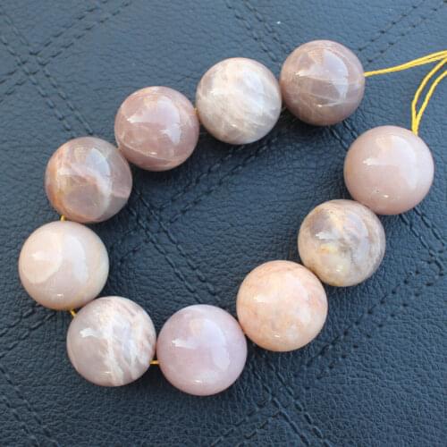 10pcs , 20mm Natural Sunston Round Beads, 100% Natural SunStone Guarantee, Jewelry Making Beads