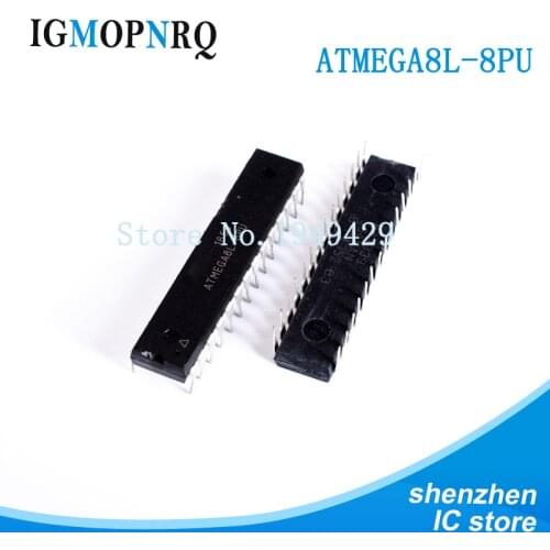 2PCS ATMEGA8L-8PU DIP28 ATMEGA8L-8 ATMEGA8L ATMEGA8-8PU New