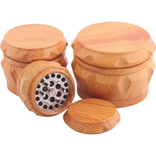 4 Layers 63mm Large Herb Grinder Tobacco Crusher Smoke Accessories Resin Grinder With Screen Filter For Pepper Coffee