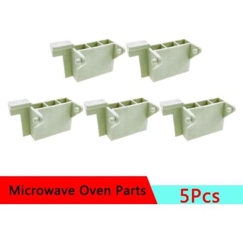 5pcs Microwave Oven Door P7021TP-6 Hook Extension Spring Replacement for Galanz Microwave Bracket Parts Spare Accessories