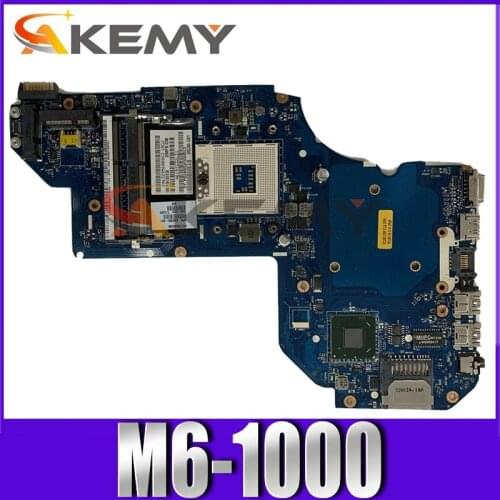 AKemy laptop Motherboard For HP Pavilion M6-1000 M6T-1000 QCL50 LA-8713P 686928-001 686928-501 SLJ8C Mainboard
