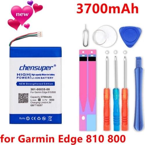 Top Brand 100% New 3700mAh 361-00035-00 Battery for Garmin Edge 800 , Edge 810 - in stock