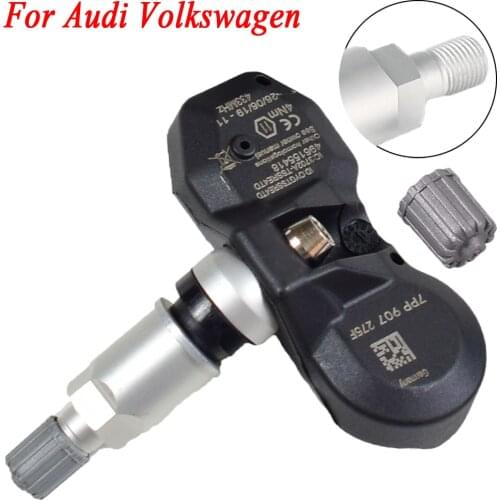 1Pcs 433Mhz Tire Pressure Monitor Sensor TPMS Sensor For Volkswagen Audi A8 R8 A4 Q7 7PP907275F Car Accessories