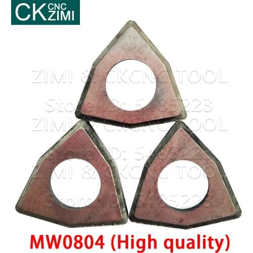 10PCS Carbide Shim Seat MW0804 SW0804 Accessories CNC knife pad Advanced Carbide high quality for MWLNR WWLNR wood Turning Tools