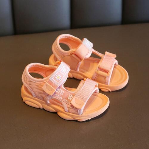 Kids Summer Princess Shoes Baby Girl Soft Flat Sandals Girls Sandals Childrens Beach Shoes Baby Girl Shoes