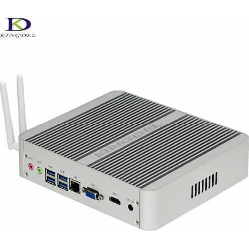 Kingdel KabyLake Mini PC Core i5 7200U 7th Gen Mini Desktop Computer TV Box 4K HD Display HTPC Intel NUC 300M Wifi Windows10 Pro