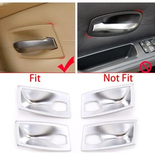 ABS Interior Door Handle Bowl Cover Fit For BMW 5 Series E60 2004-2006