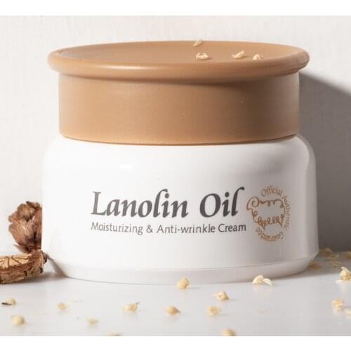 LAIKOU Brand Professional Face Skin Care Lanolin Oil Moisturizing&Anti-wrinkle Cream Oil Control Nourishing Acne Scar Cream 35g