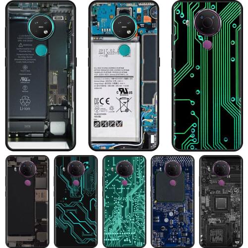 Computer Motherboard board Cell Phone Case for Nokia G10 7.2 5.3 3.4 8.3 5G 5.4 X10 2.3 2.4 C20 4.2 1.4 3.2 2.2 1.3 Cover Cases