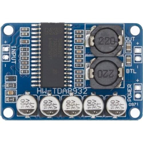 TENSTAR ROBOT 1pcs Low Power TDA8932 35W Digital Amplifier Board Module Mono Power
