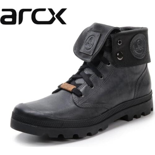 Arcx soft leather motorcycle boots motorcycle riding boots shoes wear casual outdoor cycling shoes cowhide boots