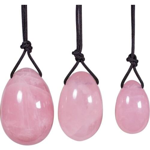 Three Piece Crystal Set Yoni Egg Women Kegel Exerciser Jade Massager Vaginal Muscles Tightening Ball Crystal Kegel Eggs