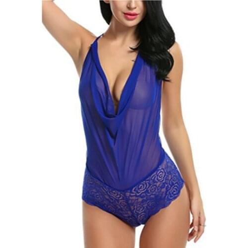 New Sexy Costumes G-string Sexy Lingerie Lace Siamese Perspective Three-Point Underwear Erotic Lingerie Adult Products