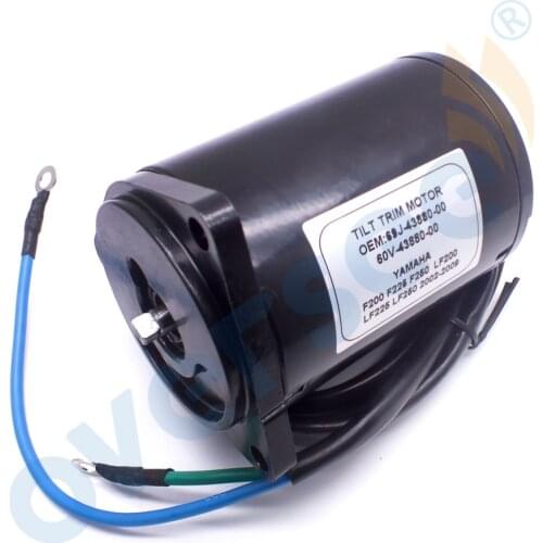 60V-43880 Tilt Trim Motor For YAMAHA Outboard Motor 4T F200-F250HP 60V-43880-00 69J-43880-00 69J-43880