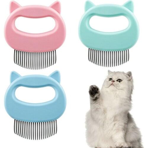 1PCS Pet Comb Pet Cat Dog Massage Comb Shell Comb Grooming Hair Removal Shedding Cleaning Brush Cat Dog Hair Cleaning For Dog