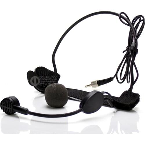 3.5 mm Jack Screw Lock Headset Microphone Dynamic Mic Capsule For Wireless Bodypack Transmitter WH20TQG EM SK EK EW 100 300 500