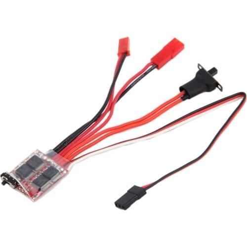 FBIL-RC ESC 30A 4-8V Brush Motor Speed Controller 1/16 1/18 for Climbing RC Car Ship Tank Mini 4Wd WPL Car